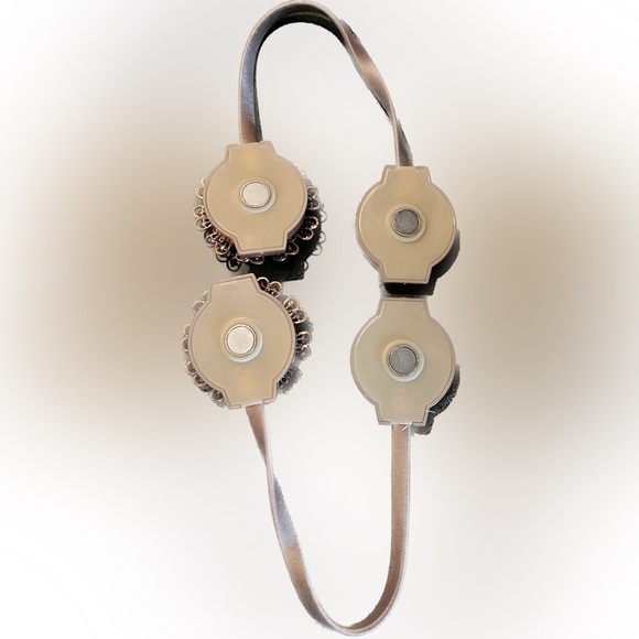 Rose Gold and Rhinestone ELEOPTION Magnetic Curtain Tiebacks (Pair) - Picture 2 of 2